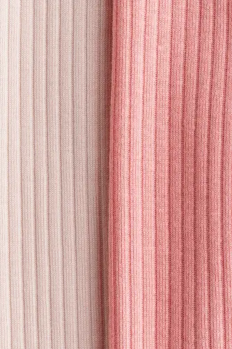 2'li Tayt-Pembe/Açık pembe - H&M (1)