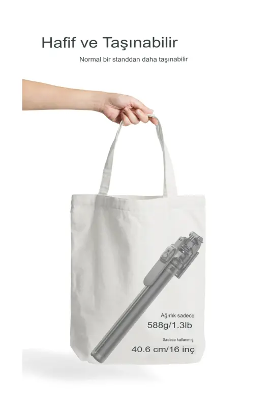 2m Ultra uzun evrensel Selfie Çubuğu Tripod telefon kamera için Tutucu Çok işlevli-CN05 - 7