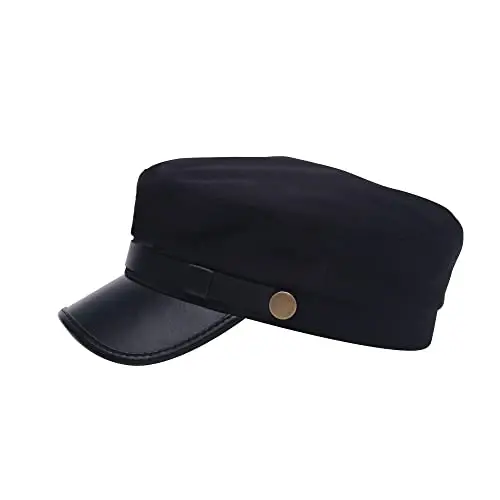 2Pack Ayollar va Erkaklar uchun Shofyor Shlyapasi Bere Kasket Klassik Vintaj Kostyum Shlyapalari Nyusboy Shlyapa Qora - 3