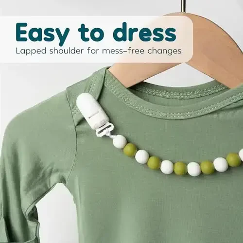 2PK Ultra Soft Tug'ilgan chaqaloqlar uchun tugunli uyqu ko'ylagi, qizlar uchun - uyga kelish kasalxonasi shapkasi, kamon, klip va so'lak bezi to'plami bilan jihozlangan. - 3