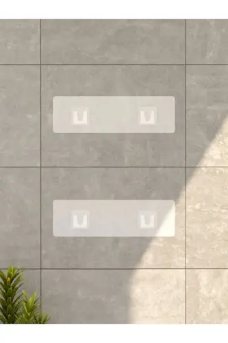 2шт Клейкая полка для ванной Комната шампунь мыло набор - 5