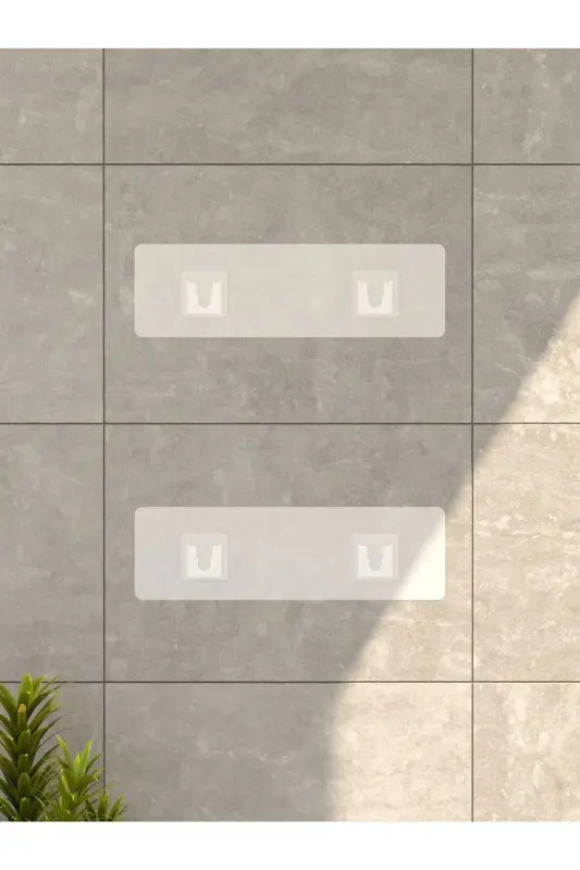 2шт Клейкая полка для ванной Комната шампунь мыло набор - 5