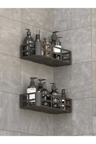 2талик Ёпиштириладиган Ванна Рафи Шампунлик Совунлик Тўплами - 3