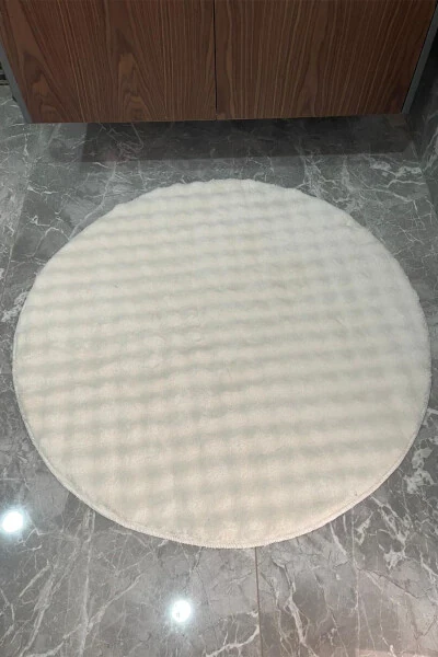 2х-слойный плюшевый набор для ванной Bubble, моющийся, 80x80 и 100x100 - 3