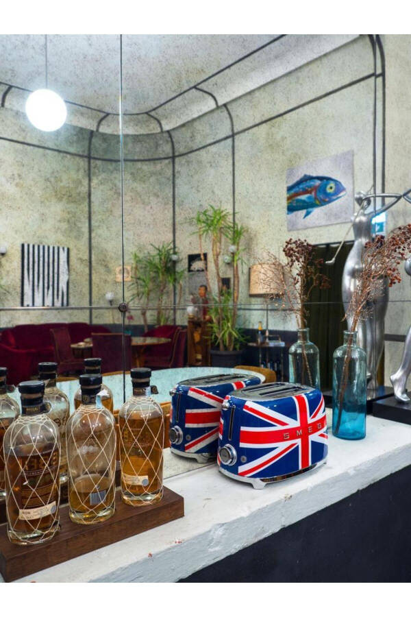 50's Style Retro İngiliz Bayrak Ekmek Kızartma Makinesi Tsf01ujeu - 7