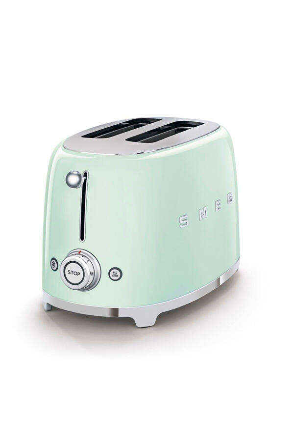 50's Style Retro Yeşil Ekmek Kızartma Makinesi TSF01PGEU - Yeşil - 10