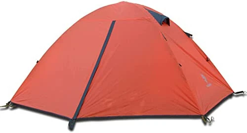3-4 Season 2 Person Lightweight Backpacking Tent Windproof Camping Tent Awning Family Tent Two Doors Double Layer with Aluminum rods for Outdoor Camping Family Beach Hunting Hiking Travel - 4