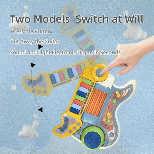 3-5 Years Toy Musical Instruments, ABS Multicolor - 2CJOY (1)