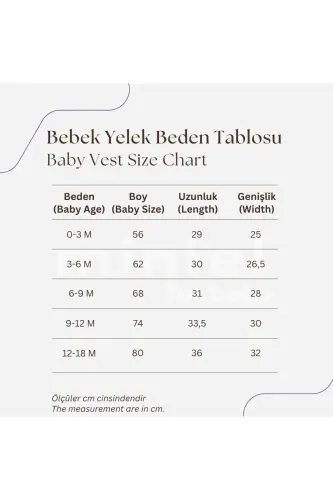 3-6-9 oylik chaqaloqlar uchun organik paxtadan tikilgan 3 ta penye chaqaloq yelek to'plami. - 2