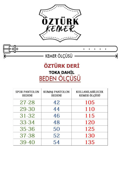 3 Adet Erkek Kemer Kot Ve Kanvasa Uygun 145 cm. Kemer - 4