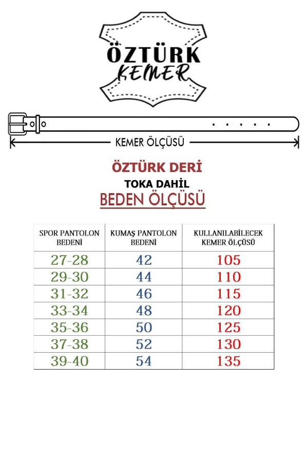 3 Adet Erkek Kemer Kot Ve Kanvasa Uygun 145 cm. Kemer - 4