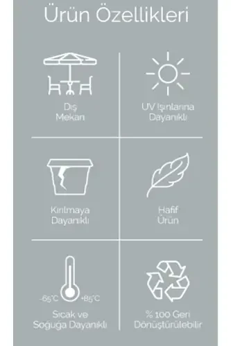 3 Adet Karasu Plastik Pera Osma Balkon Saksisi(plastik Qisqichli)-QORA - 4