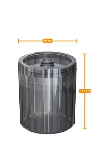 3 Adet Koʻp Maqsadli Makiyaj Kosmetik Paxta Banyo Tartibga Soluvchi Organizer Toʻplami-Rüya Füme - 2