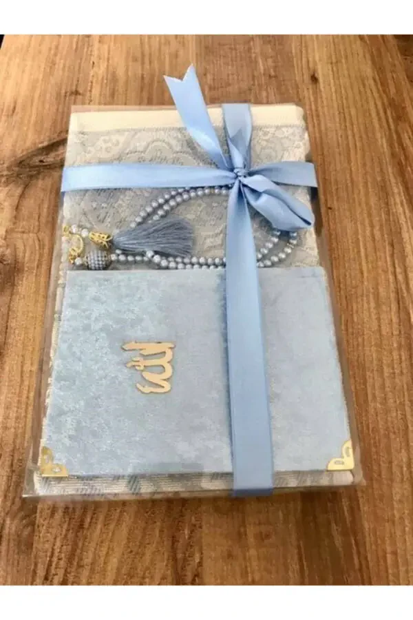 3 dona gilam to'plami osmon ko'k rangda - 1