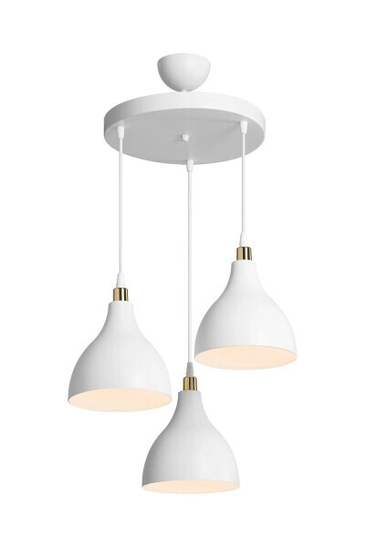 3 dona osilgan oq rangli pendant avizasi yotoq xonasi, mehmonxona, oshxona, koridor uchun - AG LIGHTDESIGN (1)