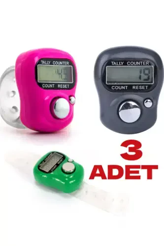 3 dona Zikr Sanash Yuzuklari - Tasbeh tortish, Salovat va Zikr Sanash - NISTABOLJE (1)