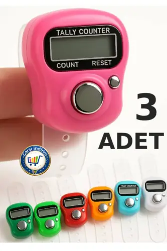 3 dona Zikr Sanash Yuzuklari - Tasbeh tortish, Salovat va Zikr Sanash - 1