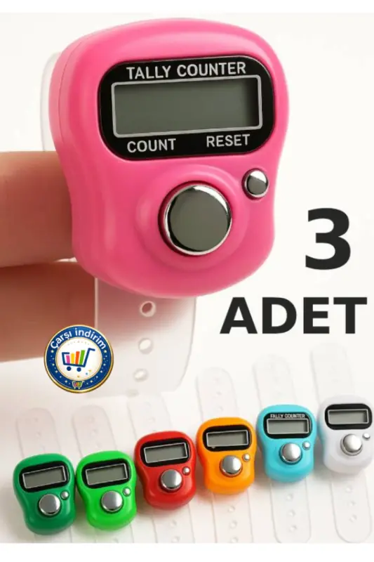 3 dona Zikr Sanash Yuzuklari - Tasbeh tortish, Salovat va Zikr Sanash - NISTABOLJE