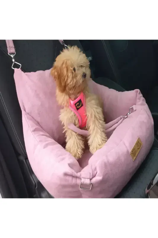 3 Fonksiyonlu Köpek Koltuk-köpek Yatağı-taşıma Çantası-köpek Araba Koltuğu-evde Dışarda Arabada-Pembe - PETTYCOMFORT