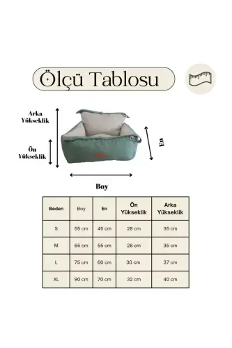 3 funktsiyali it karavoti-tashish sumkasi-it mashinasi o'rindig'i-uyda tashqarida mashinada-yashil - 5