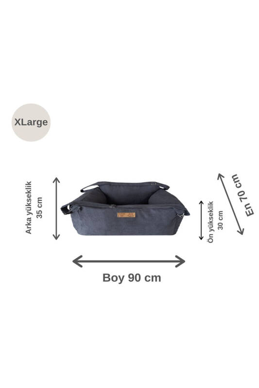 3-in-1 Dog Seat-Dog Bed-Carrier Bag-Dog Car Seat-Indoor Outdoor In Car - 5