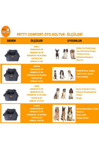 3-in-1 Dog Seat-Dog Bed-Carrier Bag-Dog Car Seat-Indoor Outdoor In Car - 7