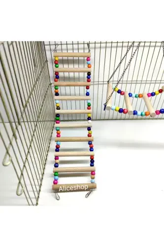 3-in-1 Toy Set for Cockatiels and Similar Size Birds - 2