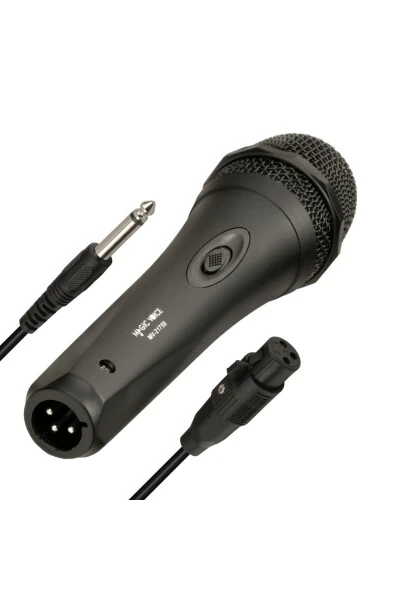 3 Metre Kablolu Dinamik Mikrofon Karaoke Hoparlörü Profesyonel Pc Müzik Kayıt Şarkı İçin El Mikrofon - HARRY (1)