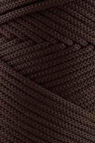 3 Mm - 250 gr Polyester Macrame Rope Brown 120 M Polyester Macrame Rope Placemat Rope and Bag Yarn-Brown - SENSY (1)
