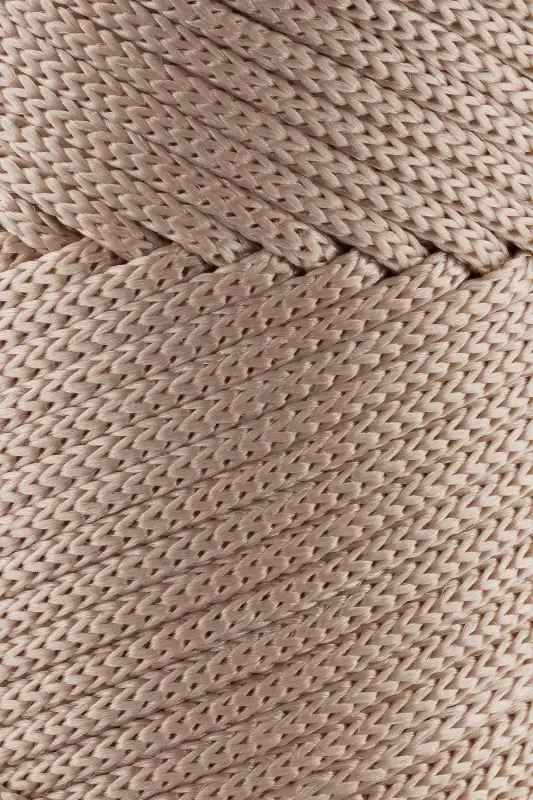 3 Mm - 250 gr Polyester Macrame Yarn Milk Coffee 12 - 2