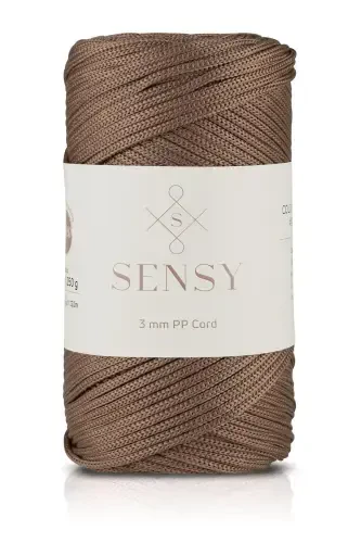 3 Mm - 250 gr Polyester Macrame Yarn Mink 120 M Polyester Macrame Yarn Placemat Yarn And Bag Yarn-Mink - 1