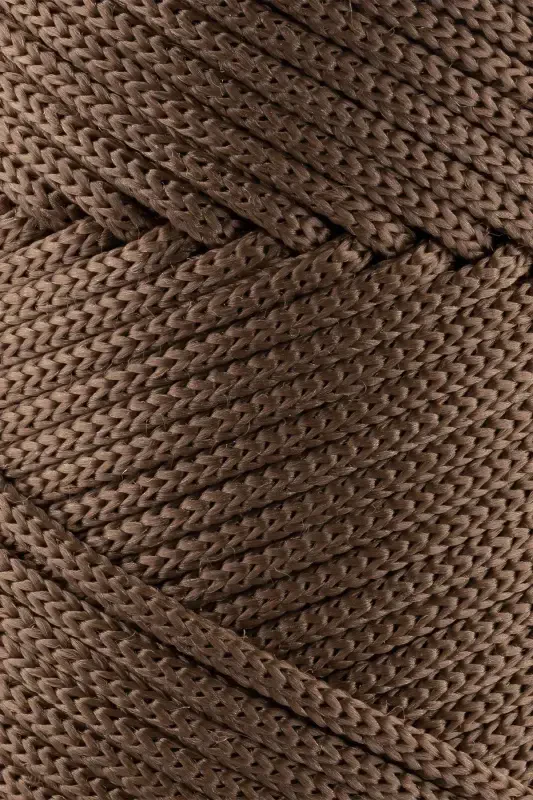 3 Mm - 250 gr Polyester Macrame Yarn Mink 120 M Polyester Macrame Yarn Placemat Yarn And Bag Yarn-Mink - 2