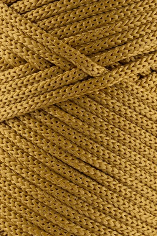 3 Mm - 250 gr Polyester Macrame Yarn Mustard 120 M Polyester Macrame Yarn Placemat Yarn And Bag Yarn-Mustard - 2