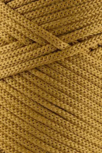 3 Mm - 250 gr Polyester Macrame Yarn Mustard 120 M Polyester Macrame Yarn Placemat Yarn And Bag Yarn-Mustard - SENSY (1)