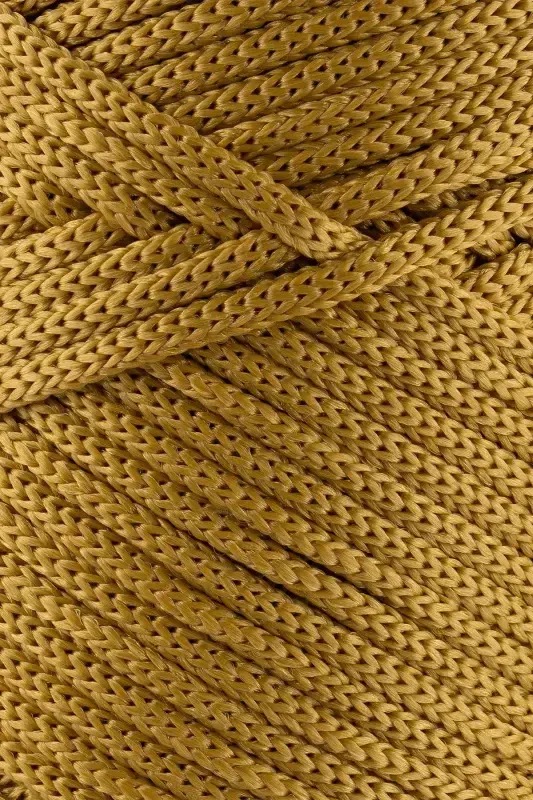 3 Mm - 250 gr Polyester Macrame Yarn Mustard 120 M Polyester Macrame Yarn Placemat Yarn And Bag Yarn-Mustard - 2