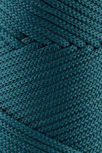 3 Mm - 250 gr Polyester Macrame Yarn Petrol Blue 120 M Polyester Macrame Yarn Placemat Yarn and Bag Yarn-Petrol Blue - SENSY (1)