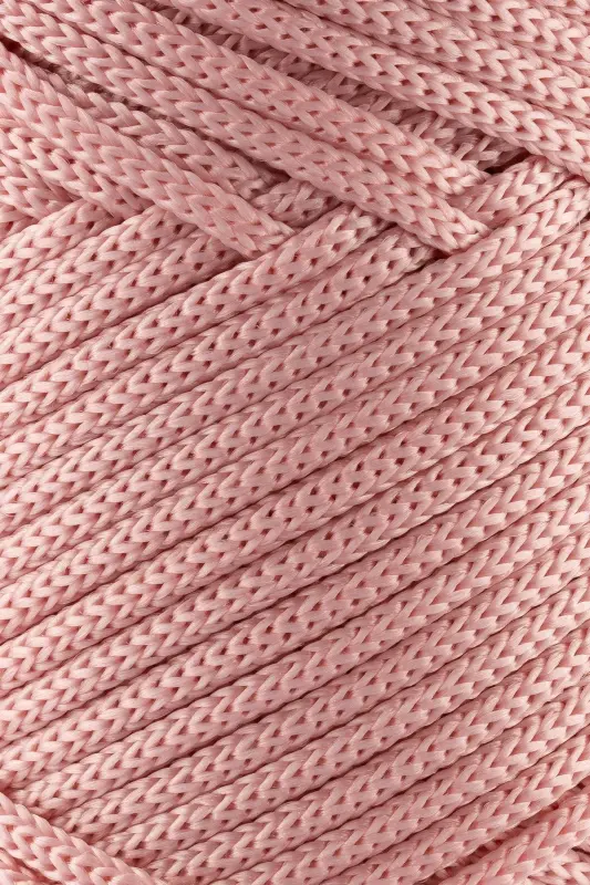 3 Mm - 250 gr Polyester Macrame Yarn Pink 120 M Polyester Macrame Yarn Placemat Yarn and Bag Yarn-Pink - 2
