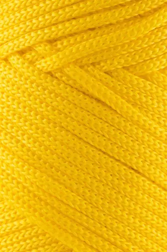3 Mm - 250 gr Polyester Macrame Yarn Yellow 120 M Polyester Macrame Yarn Placemat Yarn and Bag Yarn-Yellow - SENSY (1)