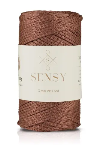 3 Mm - 250 gr Polyester Makrome Ipi Bakır 120 M Polyester Makrome Ip Supla Ip Ve Çanta Ipliği-Bakır 