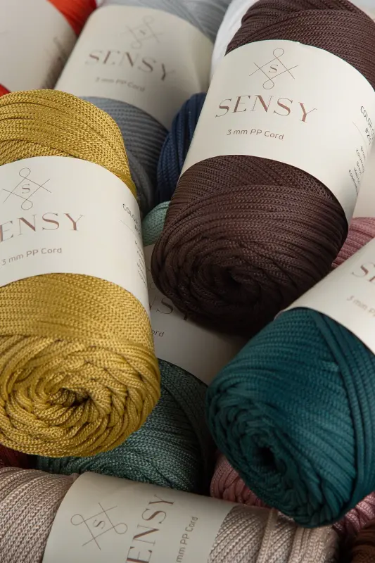 3 Mm - 250 gr Polyester Makrome Ipi Beyaz 120 M Polyester Makrome Ip Supla Ip Ve Çanta Ipliği - Beyaz - 4