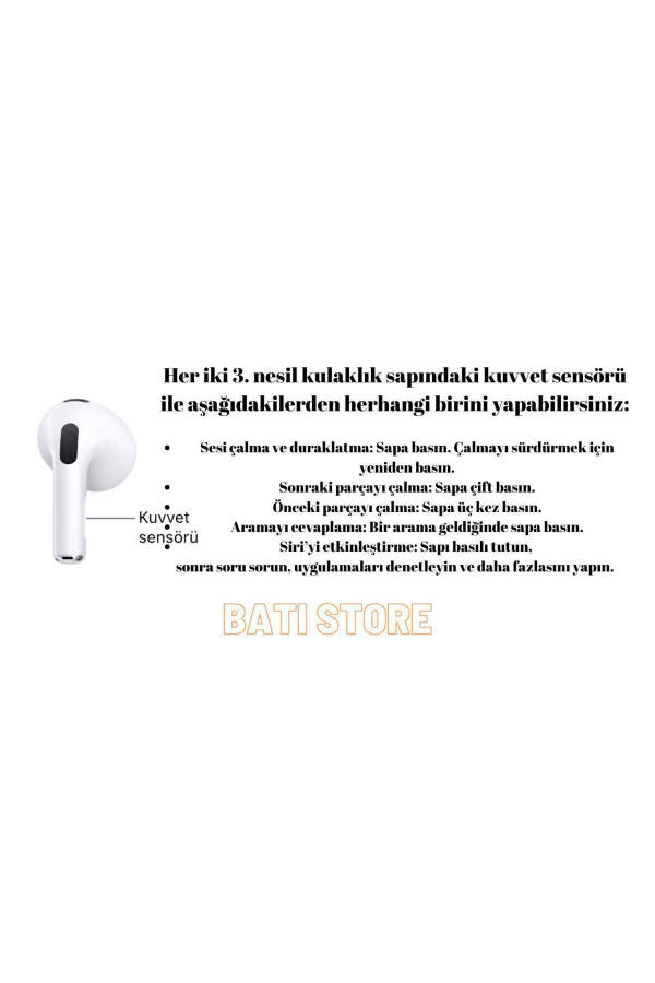 3. Nesil Ios-android Uyumlu Yeni Nesil Bluetooth Kulaklık A+++ Karışık Renk Kılıf Hediyeli - 5