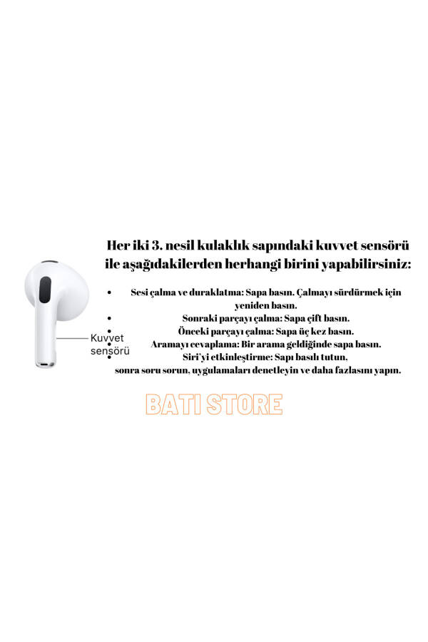 3. Nesil Ios-android Uyumlu Yeni Nesil Bluetooth Kulaklık A+++ Karışık Renk Kılıf Hediyeli - 16