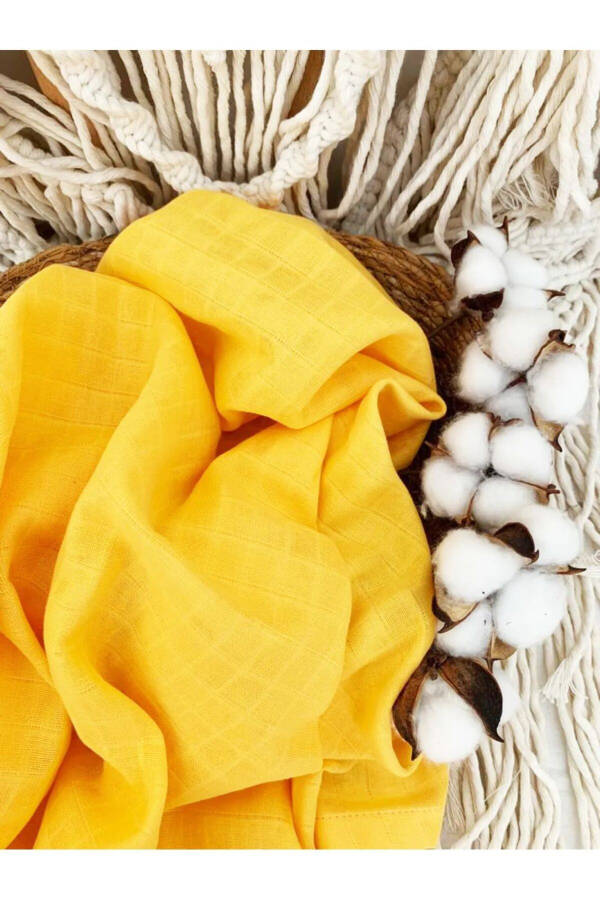 3-Pack 100% Cotton Organic Muslin Swaddle Blanket, Multi-Purpose, 80x80 cm, Newborn baby - 2