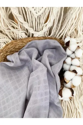 3-Pack 100% Cotton Organic Muslin Swaddle Blanket, Multipurpose, 80x80 cm, Newborn baby-Turquoise - LULLABEE (1)