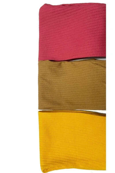 3 Pack 100% Cotton Ribbed Lycra Baby Leggings Single Bottom Leggings Daily - Modazone (1)