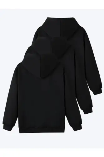 3-pack ADVANTAGE Package Girl-Boy Child UNPRINTED Hooded Sweatshirt ( NEW PRODUCT ) - 1 - BAXIA (1)