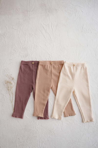 3 Pack Baby Cashmere Leggings Model 3 - 2