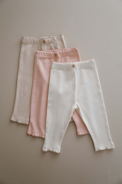 3-Pack Baby Cashmere Tights Model 1 - 1