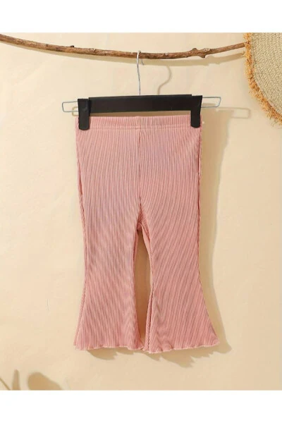 3 Pack Baby Girl and Girl Child Cashmere Comfortable Fit Spanish Leg Tights Trousers - 3