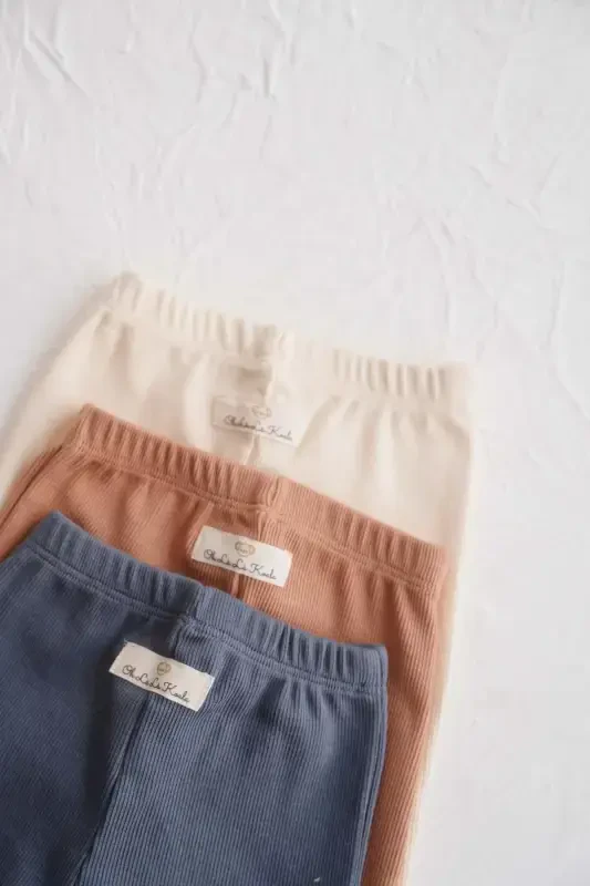 3 Pack Baby Rib Tights Model 4 - 7